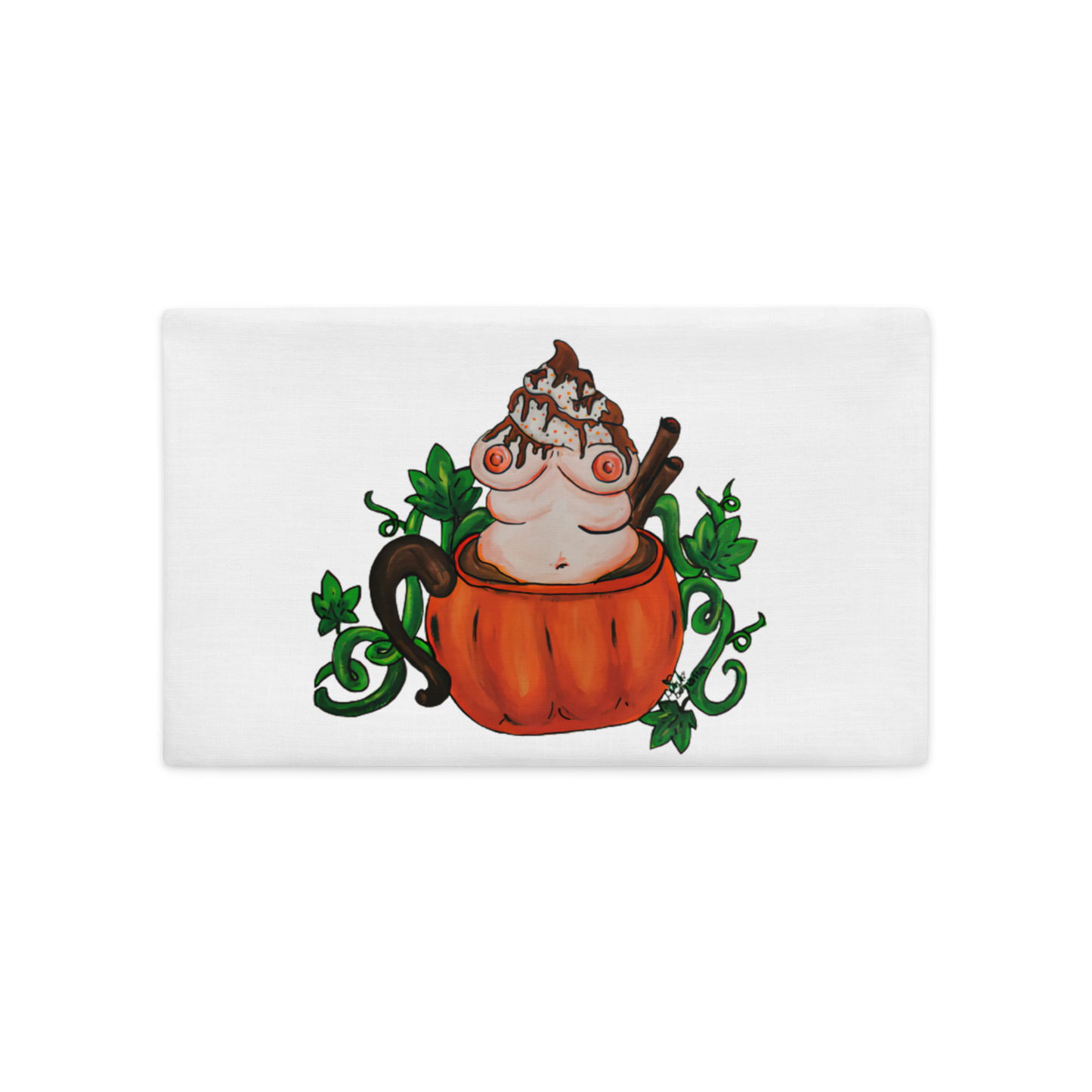 Pumpkin Spice and Everything Nice (white) - Pillowcase