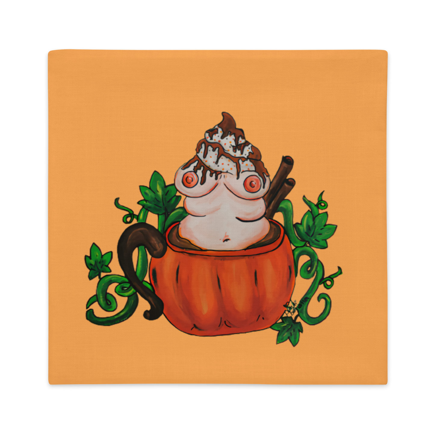 Pumpkin Spice and Everything Nice (orange) - Pillowcase