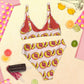 "The Perfect Peach"- Peach Vulva High Waisted Bikini