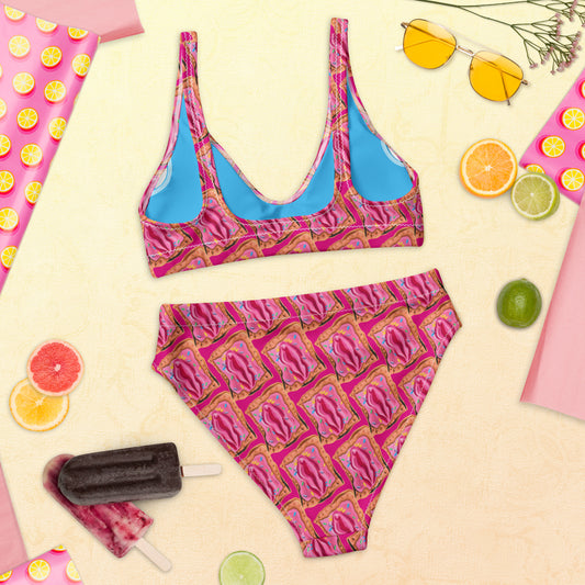 "WAP-Tart" PopTart Vulva- High-Waisted Bikini