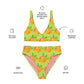 "Sour Puss" Lemon Vulva, High-waisted Bikini