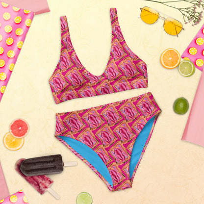 "WAP-Tart" PopTart Vulva- High-Waisted Bikini