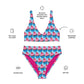 "Sweet Cupcake" (with nipple cherry) High-Waisted Bikini