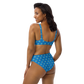 Anxious Shark- high-waisted bikini