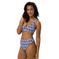 "Sweet Cupcake" (with nipple cherry) High-Waisted Bikini
