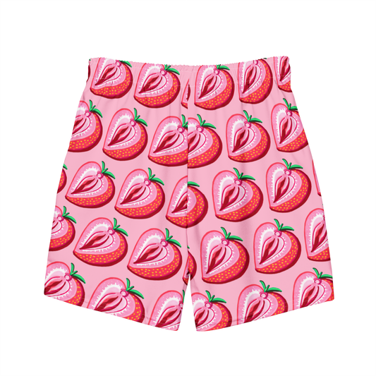 Strawberry Vulva- Men's swim trunks