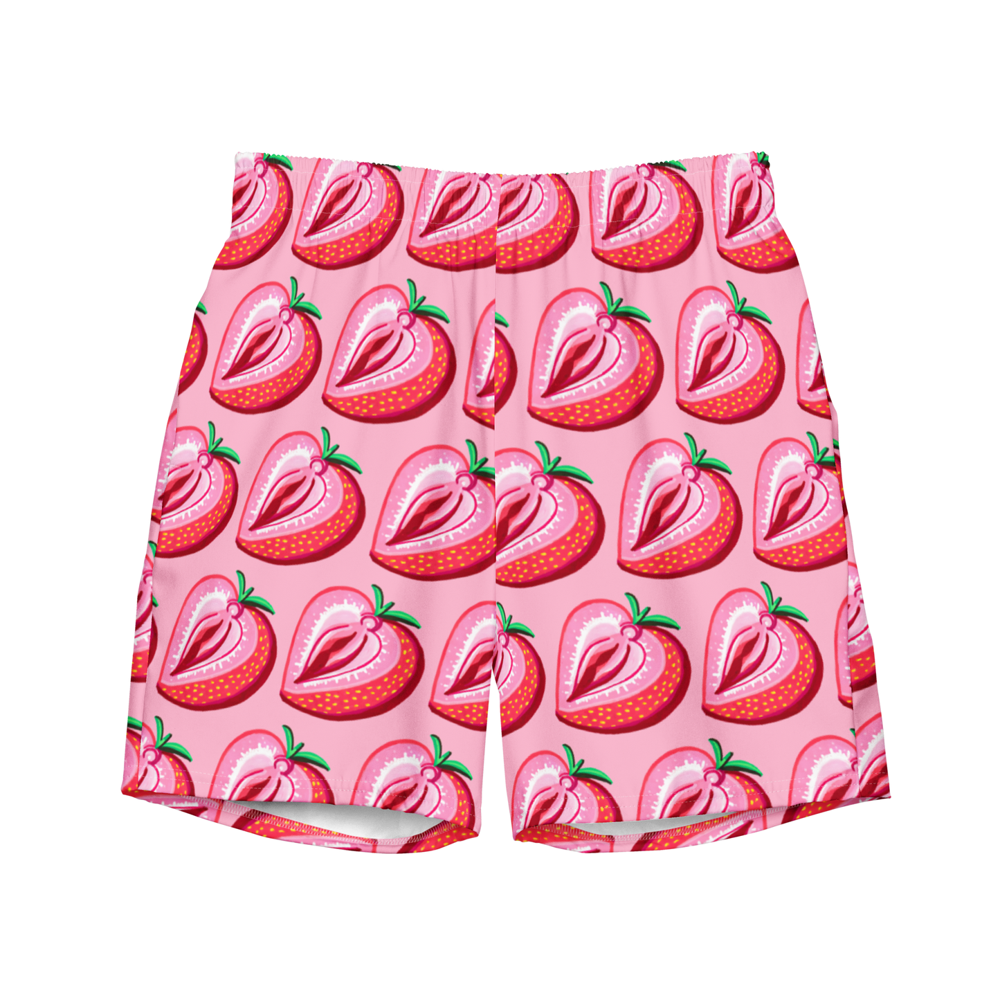 Strawberry Vulva- Men's swim trunks