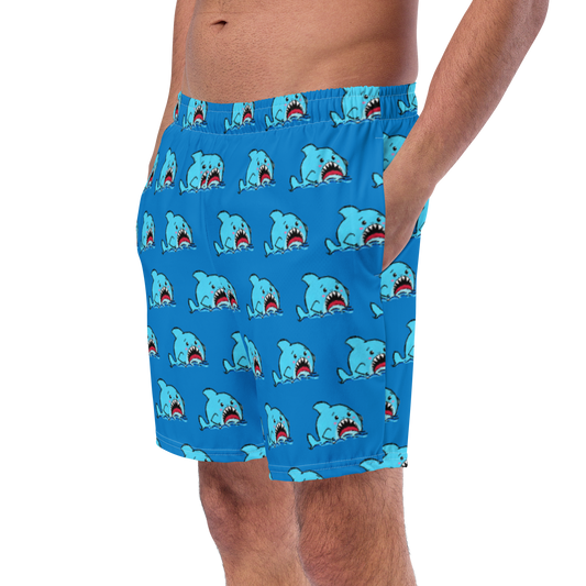 Anxious Shark- Swim trunks