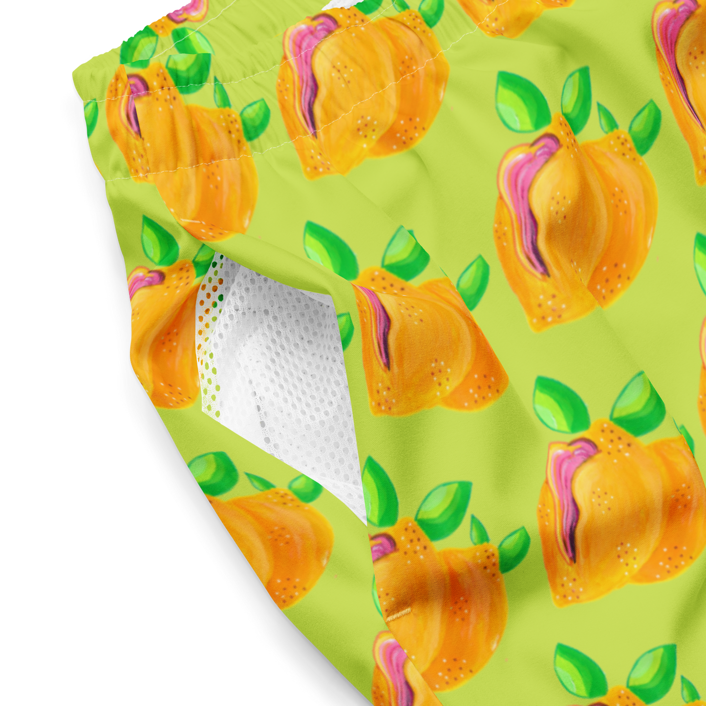"Sour Puss" Lemon Vulva Swim Trunks