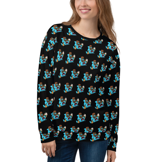Basic Shark- Genderless Sweatshirt (black)
