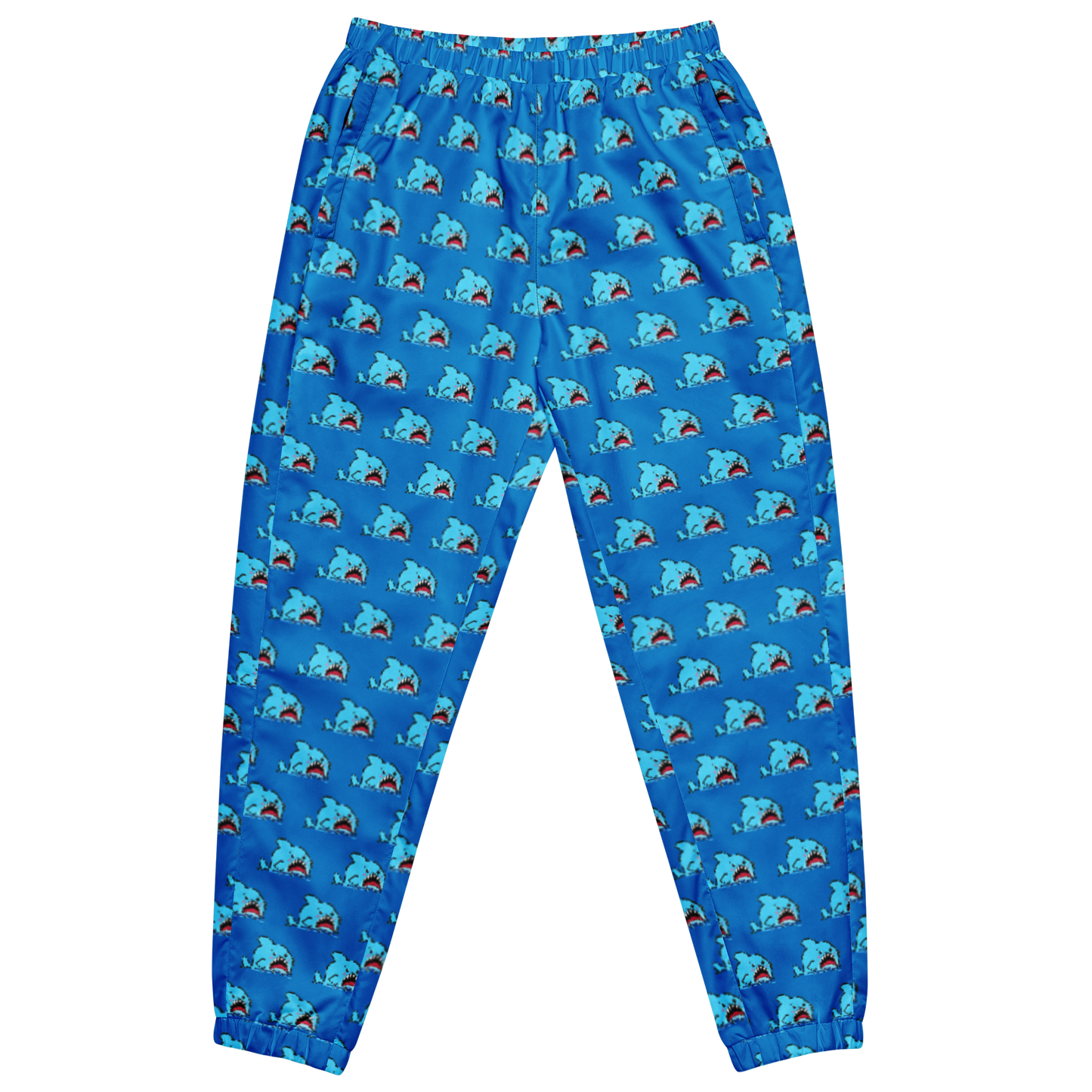 Anxious Shark- Genderless track pants (mesh-lined)