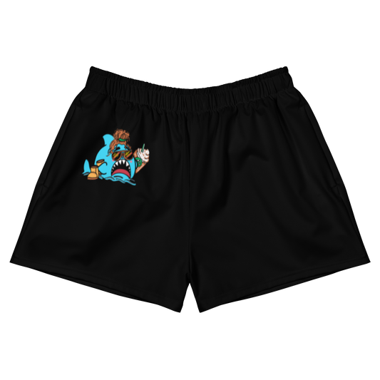 Basic Shark- Femme Athletic Short Shorts (black)