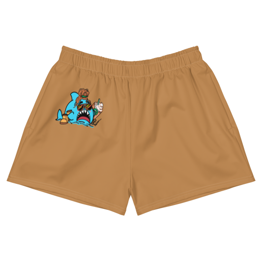 Basic Shark- Femme Athletic Short Shorts (beige)