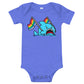 Anxious Shark Supports Pride- Baby One Piece