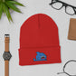 Anxious Shark Classic Cuffed Beanie