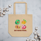 "Eat Good Food" Fruit Vulvas Eco Tote Bag