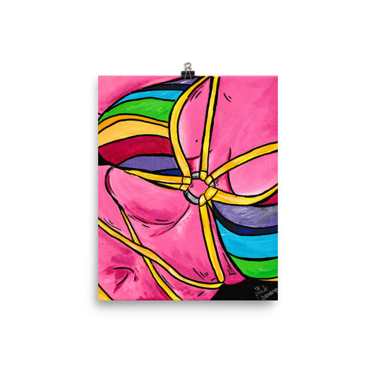 Pink Curves- Matte Art Print