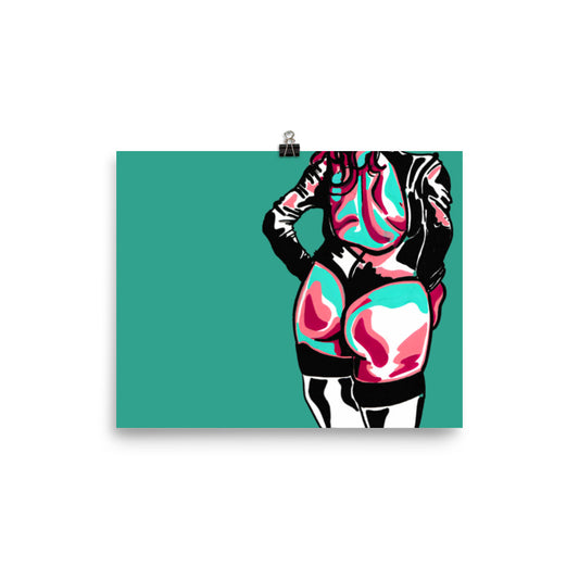 "Look Back"- 8x10" Matte Art Print