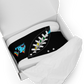 Anxious Shark Celebrates Pride- Men’s high top canvas shoes
