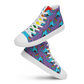 Anxious Shark Celebrates Pride (purple) - Men’s high top canvas shoes