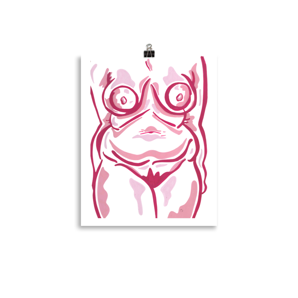 "Self-Love" - Nude Body Portait, Art Print