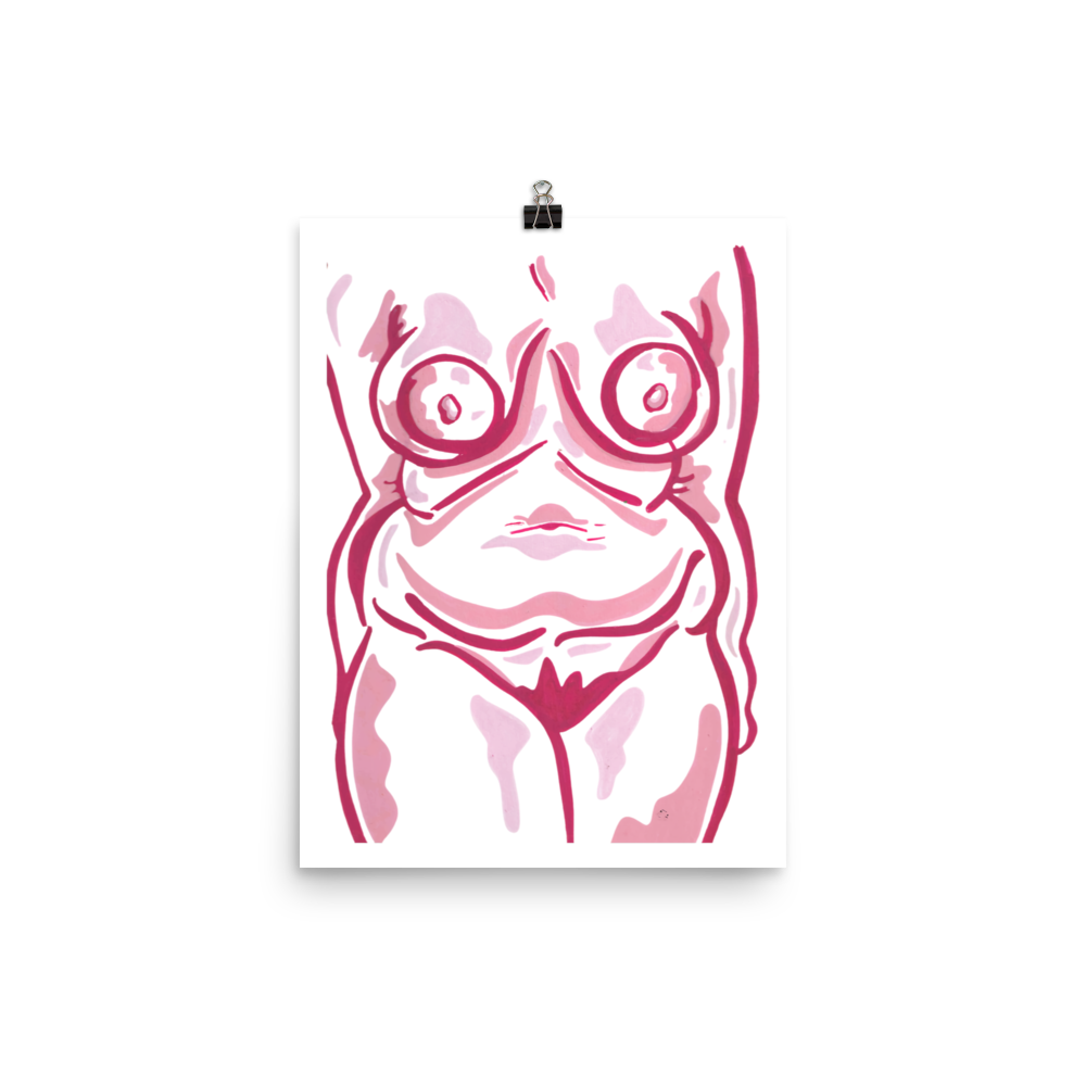 "Self-Love" - Nude Body Portait, Art Print