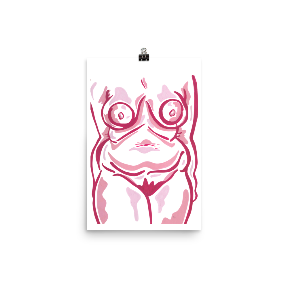 "Self-Love" - Nude Body Portait, Art Print