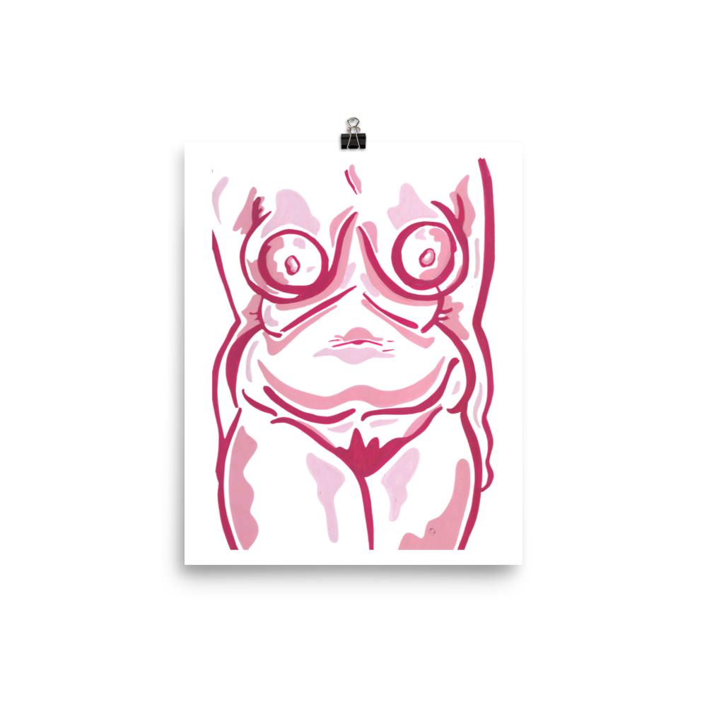"Self-Love" - Nude Body Portait, Art Print