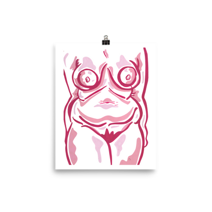 "Self-Love" - Nude Body Portait, Art Print