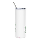 Pumpkin Spice and Everything Nice (white) Stainless steel tumbler