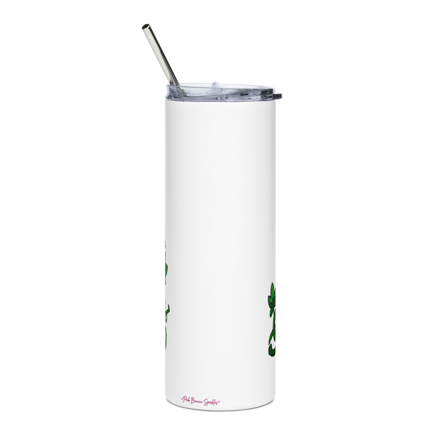 Pumpkin Spice and Everything Nice (white) Stainless steel tumbler