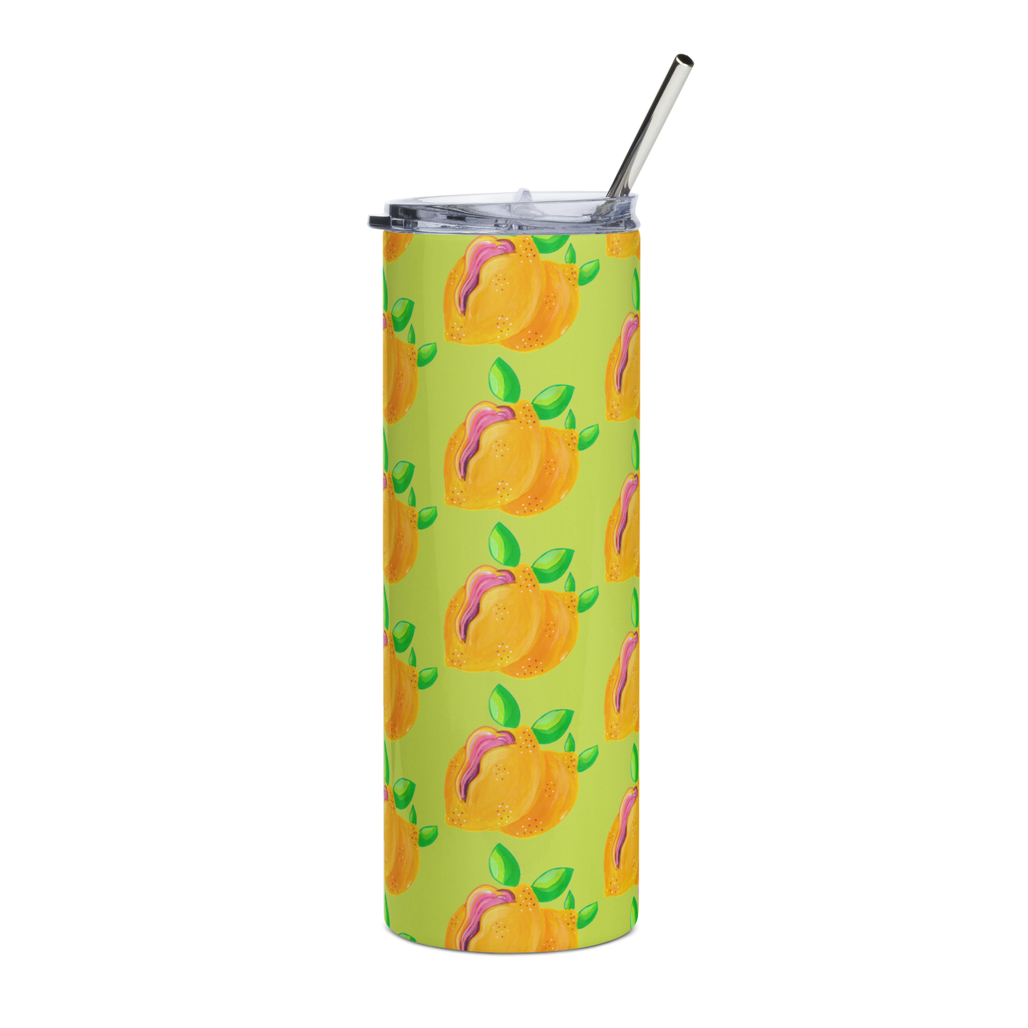 "Sour Puss" Lemon Vulva- Stainless steel tumbler