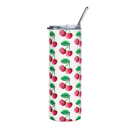 Cherry Vulva- Stainless steel tumbler