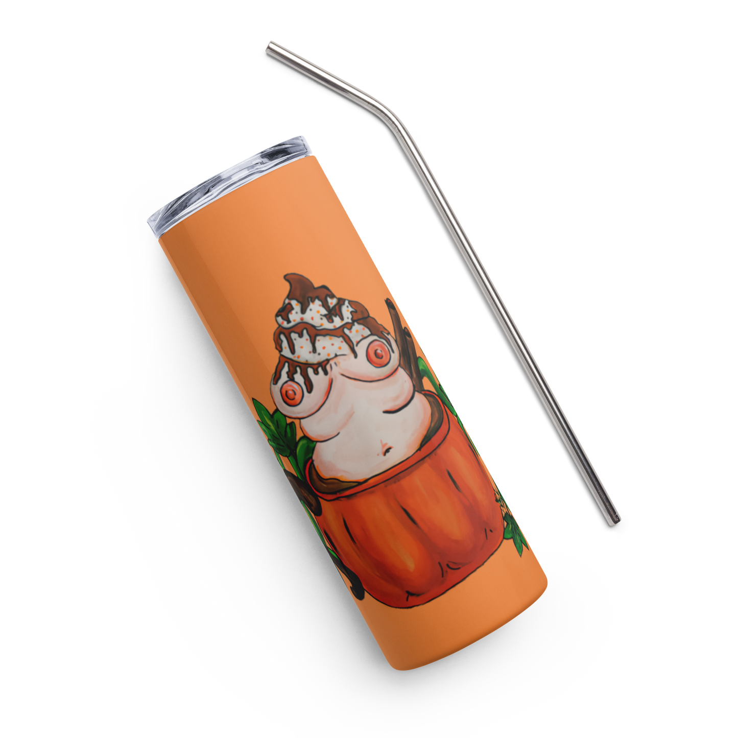 Pumpkin Spice and Everything Nice (orange) tumbler