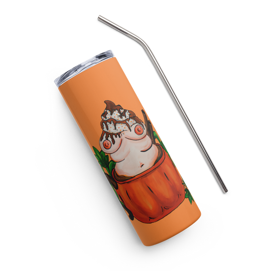 Pumpkin Spice and Everything Nice (orange) tumbler
