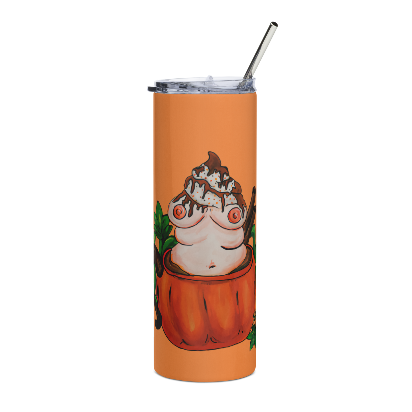 Pumpkin Spice and Everything Nice (orange) tumbler