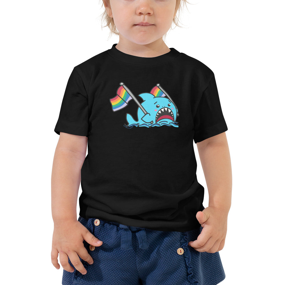Anxious Shark for Pride- Toddler Tshirt