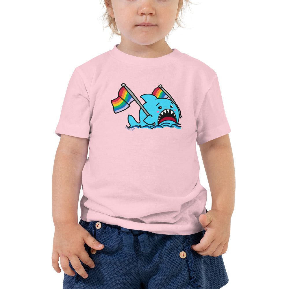 Anxious Shark for Pride- Toddler Tshirt