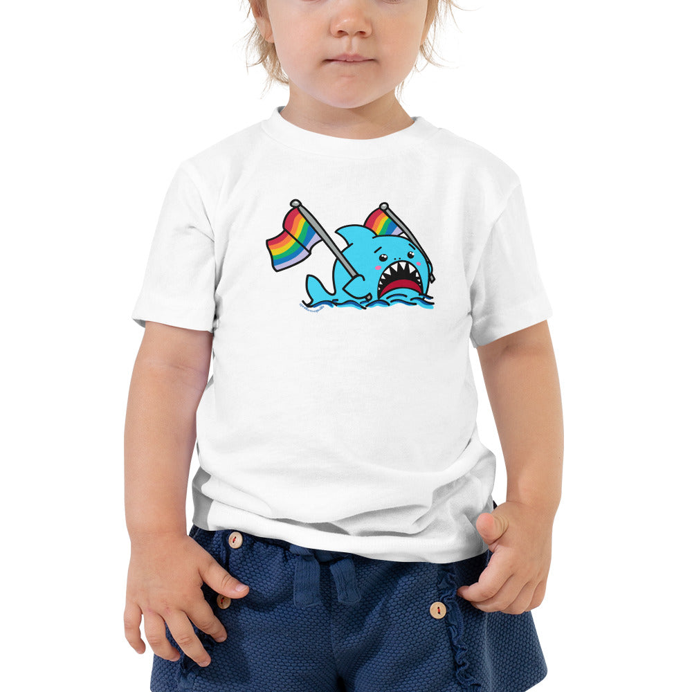 Anxious Shark for Pride- Toddler Tshirt