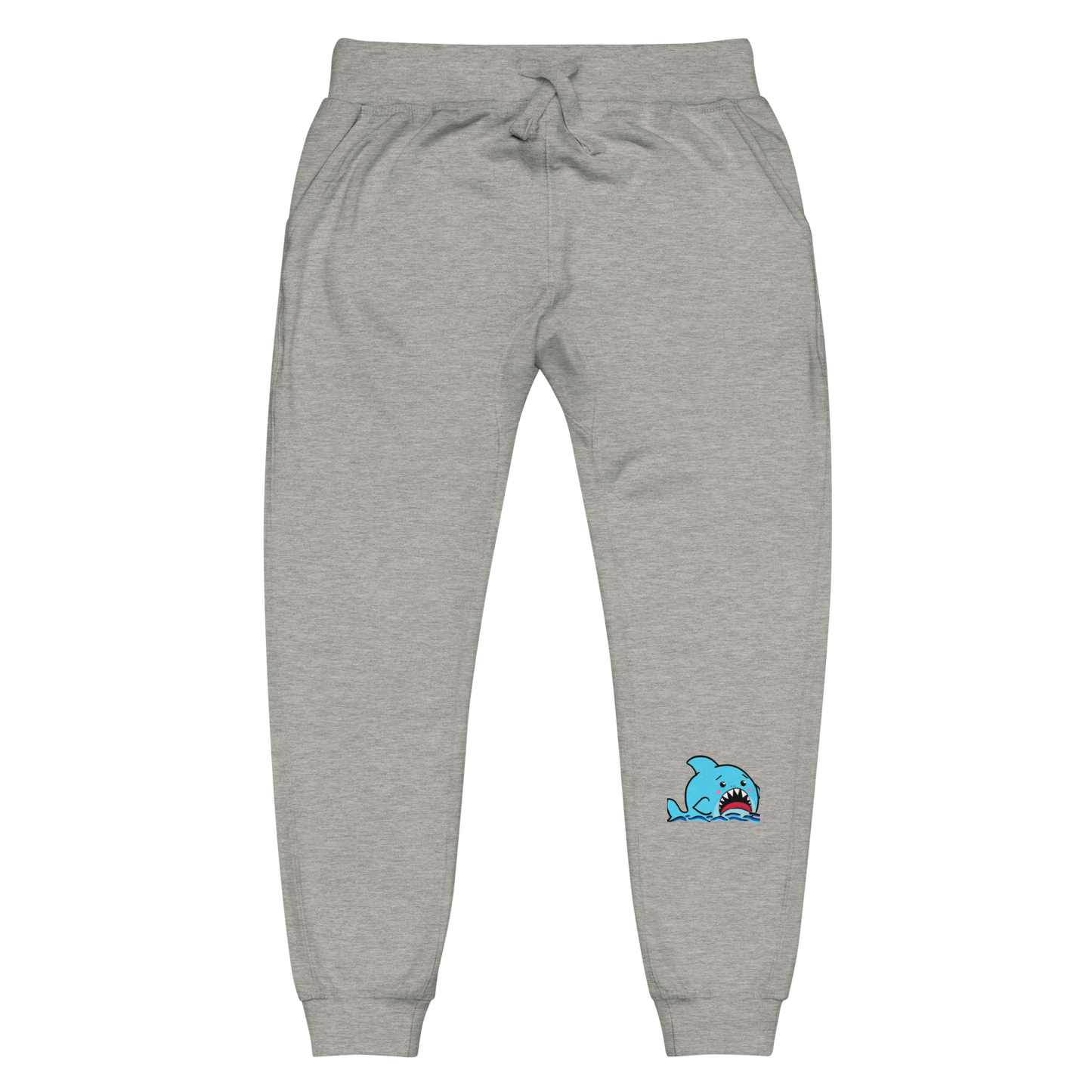 Anxious Shark- Genderless fleece sweatpants