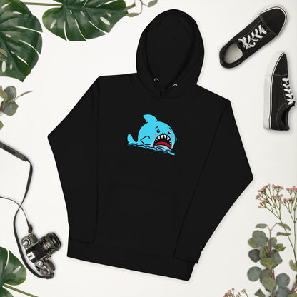 Anxious Shark- Genderless Hoodie