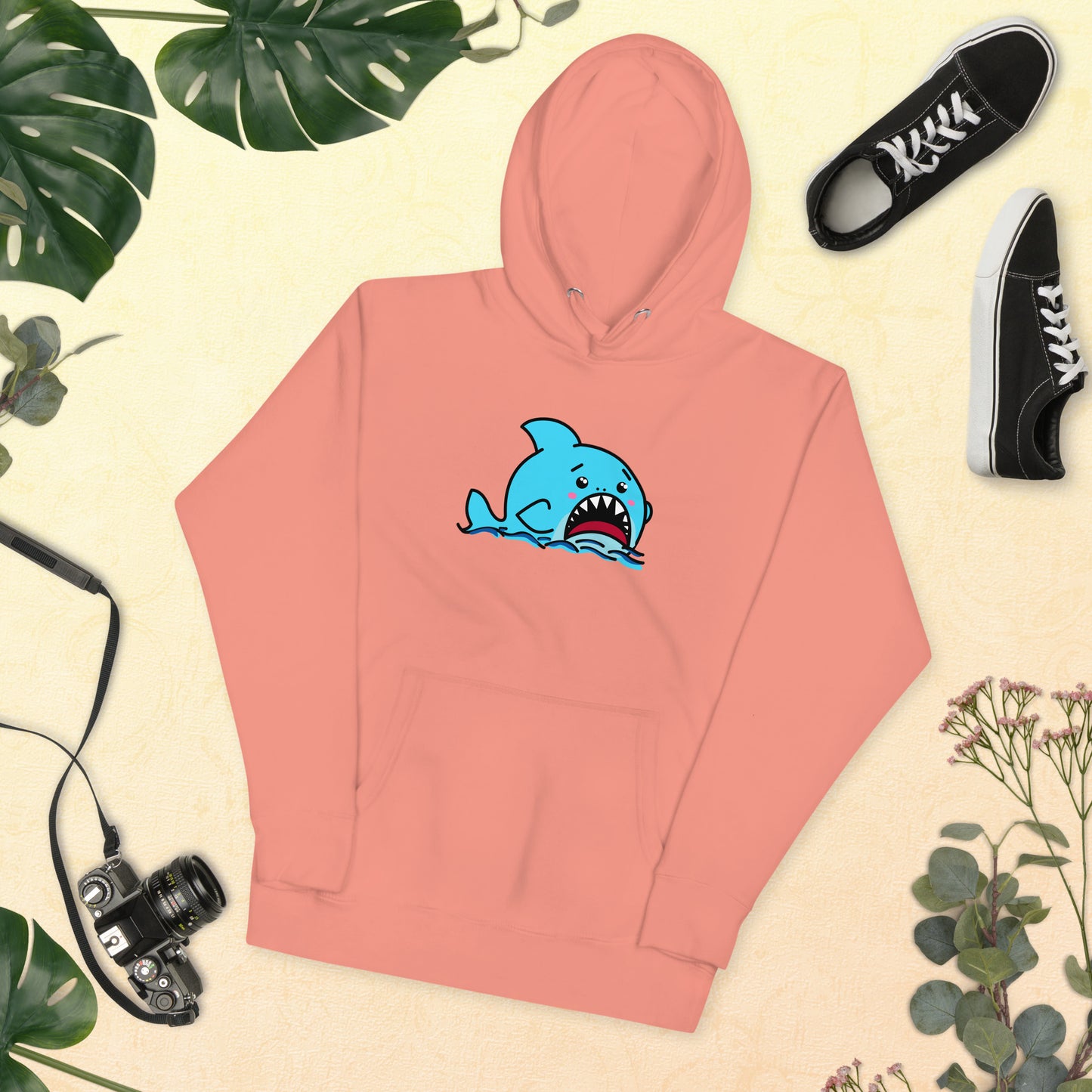 Anxious Shark- Genderless Hoodie
