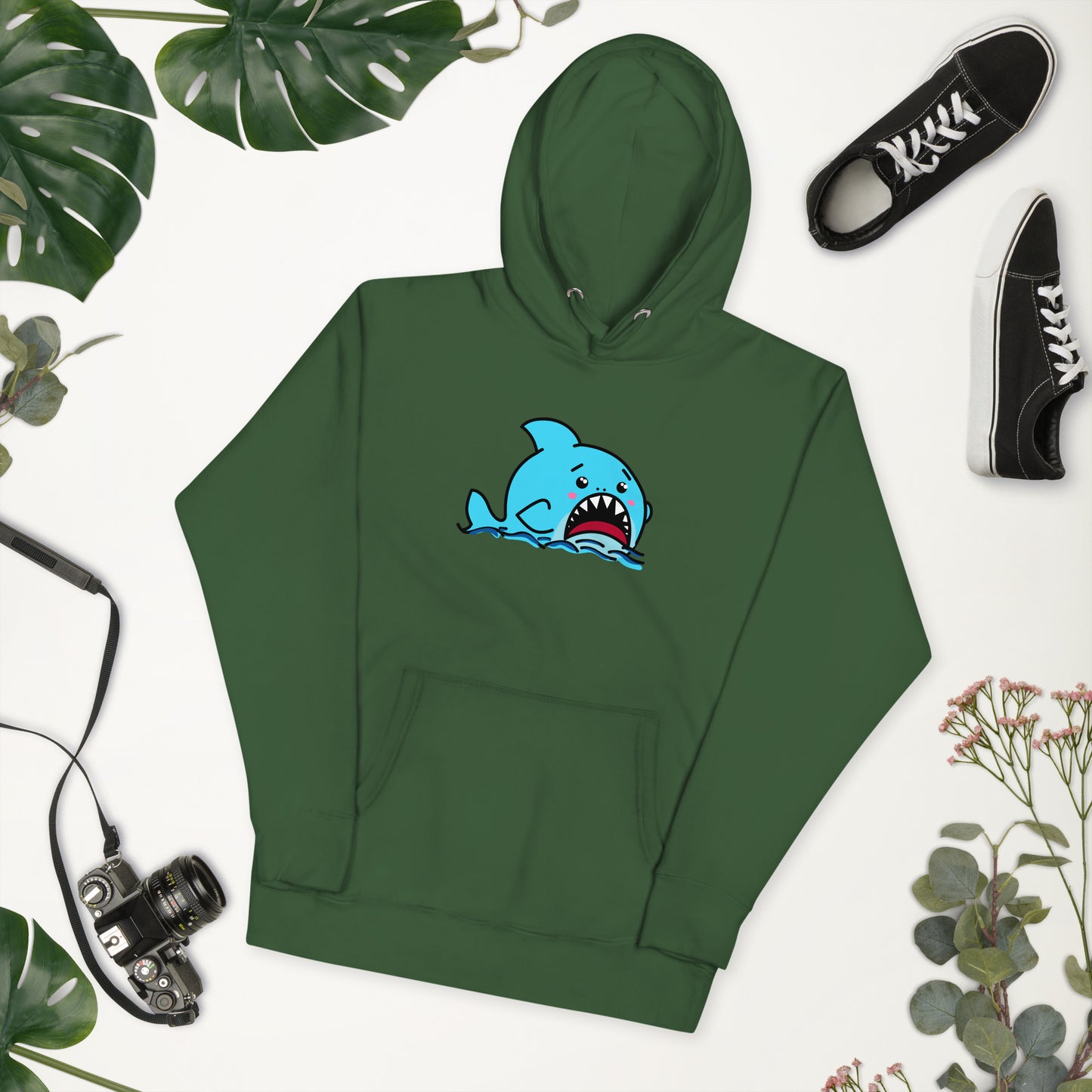 Anxious Shark- Genderless Hoodie