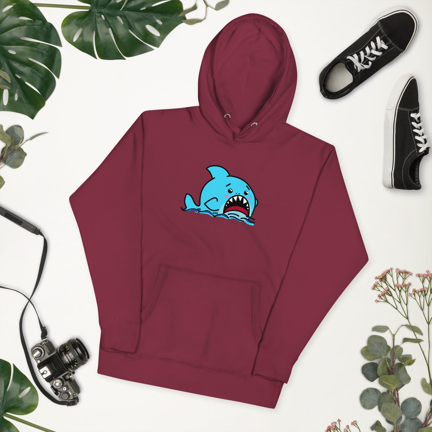 Anxious Shark- Genderless Hoodie