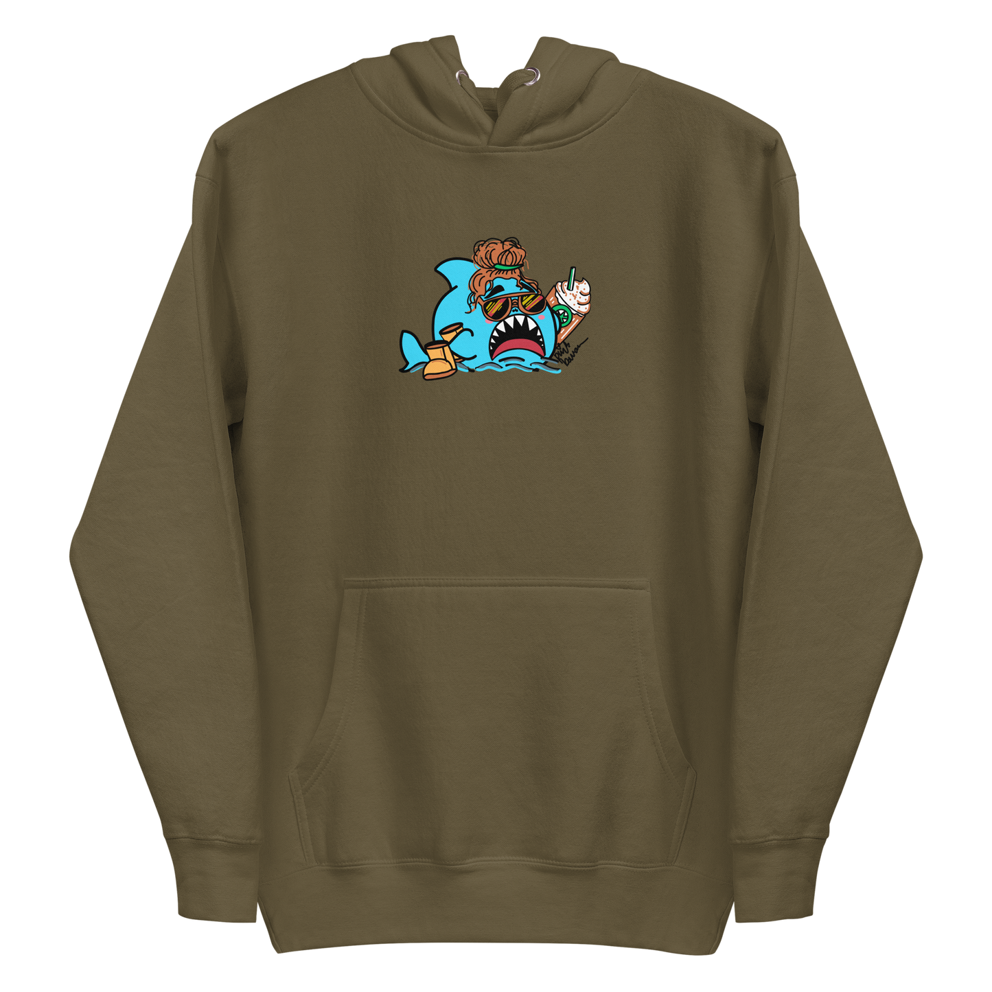 Basic Shark- Genderless Hoodie