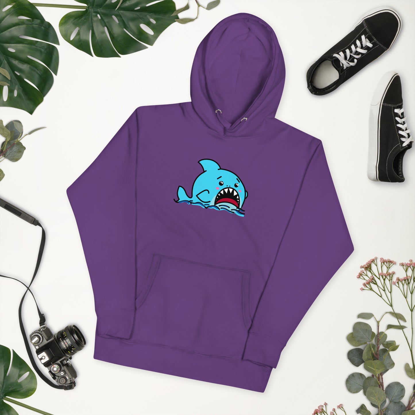 Anxious Shark- Genderless Hoodie