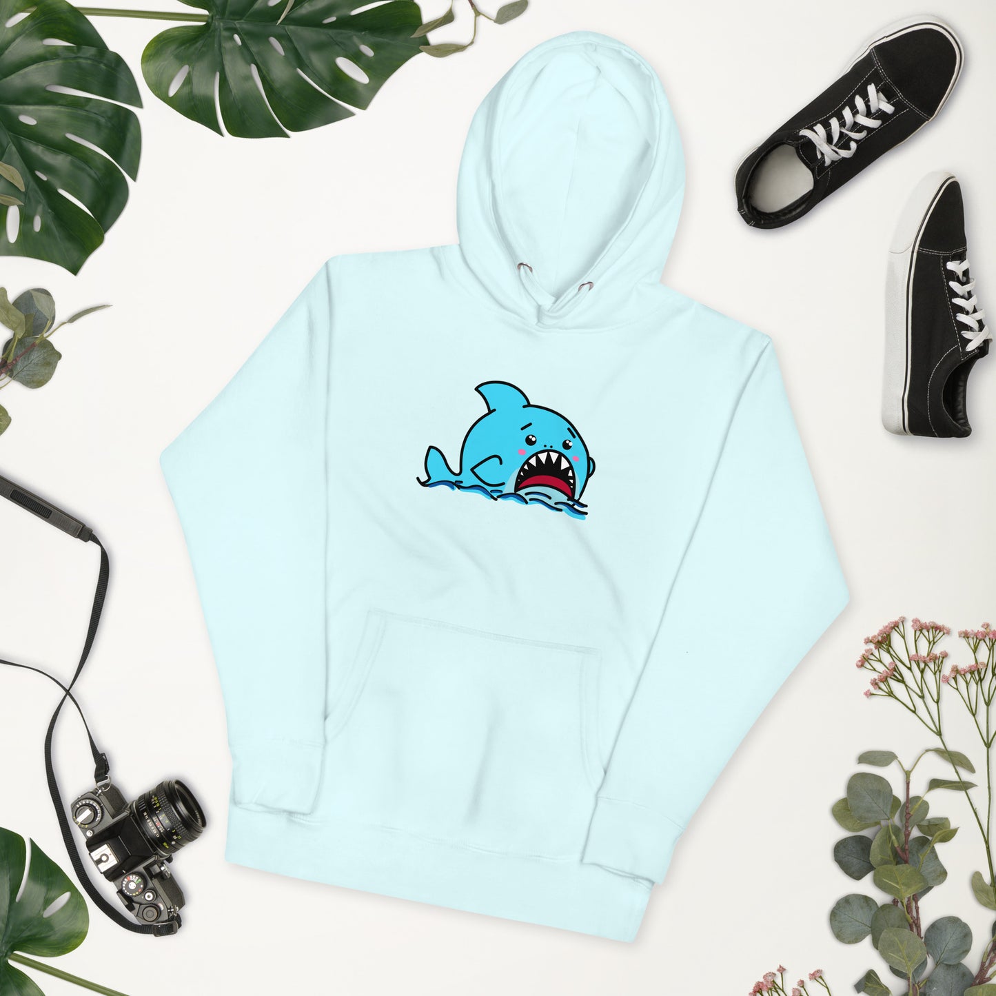Anxious Shark- Genderless Hoodie