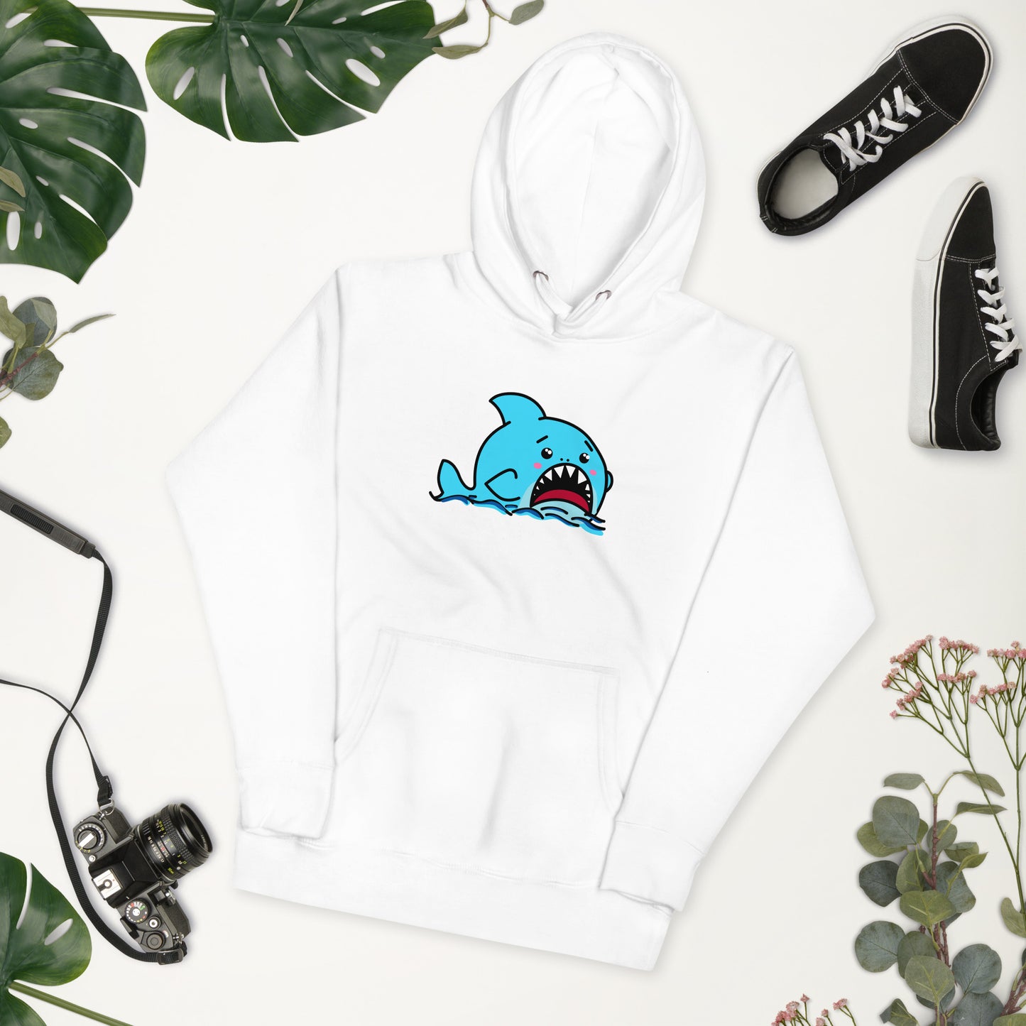 Anxious Shark- Genderless Hoodie