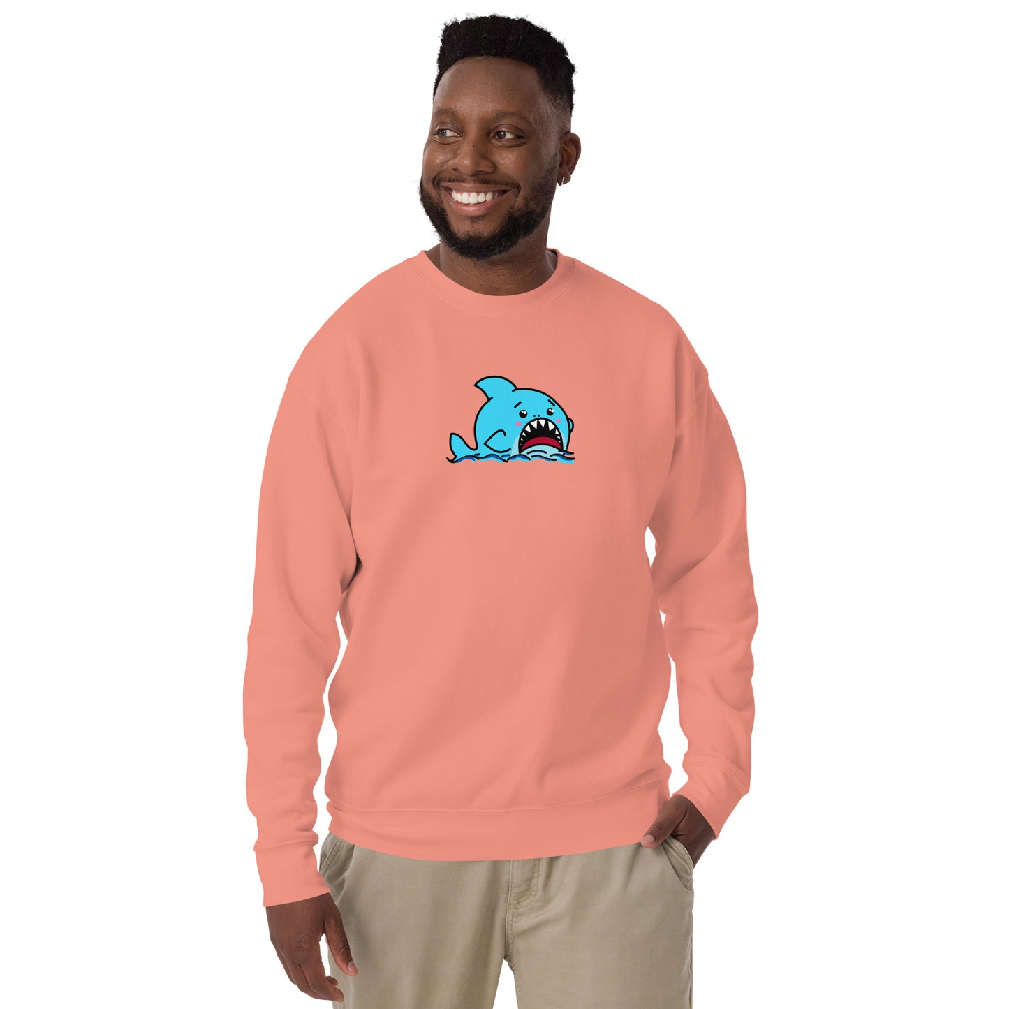 Anxious Shark- Genderless Premium Sweatshirt
