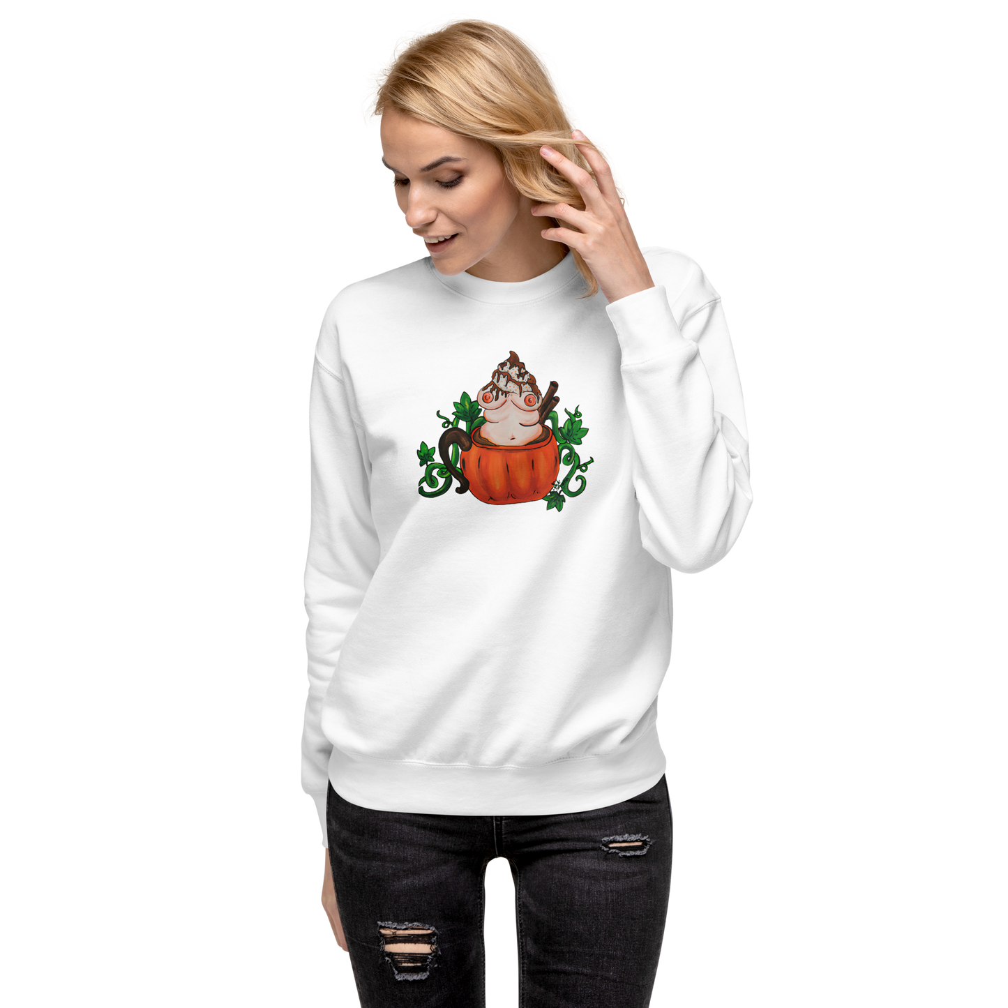 Pumpkin Spice and Everything Nice- Genderless Sweatshirt